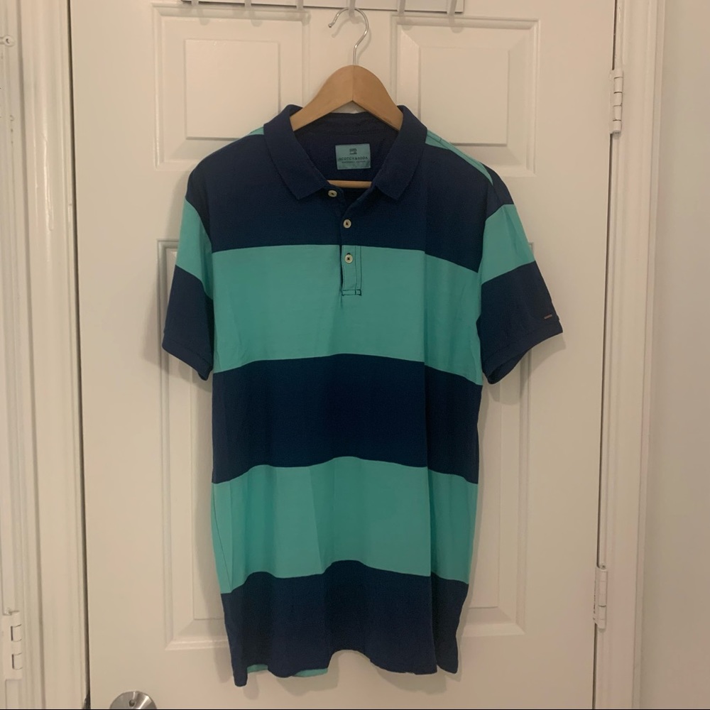 Scotch & Soda Striped Polo